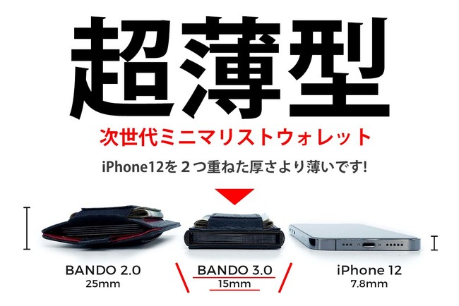 日本初上陸！超薄型×次世代ミニマリストウォレット、世界95ヵ国で500,000個以上を売り上げているブランド、Dash Walletsの大人気シリーズ第3弾プロジェクト『BANDO 3.0』のサブ画像13