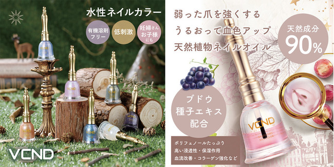 12月・6月はタイのセール月間！タイ現地と同時開催でタイコスメなど店内全品20%OFFの年末年始大セールを実施のサブ画像17_VCND「ブルースカイネイル」「ネイルケアオイル」