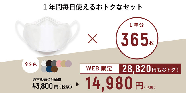 【最大20％OFF】Victorian Mask年末年始セール開催！