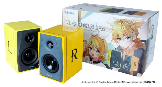 TSUKUMO、TASCAMブランドの2ウェイパワードモニタースピーカー鏡音リン・レンモデル『VL-S3BT RIN LEN』を、期間限定特別価格にて販売のサブ画像2