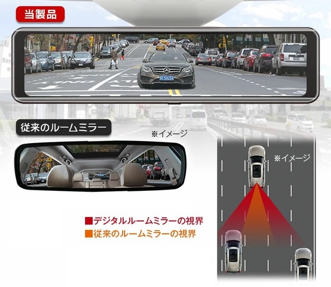 11種の機能で “欲しい”を満たすall in oneなデジタルルームミラー「MDR-G004」シリーズが今なら年末大型セールでお得に購入可能です！のサブ画像4