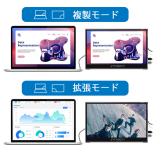 【8,399円OFF！Innocnタッチ対応/バッテリ内蔵の15.6型モバイルモニターはお得に手に入れられる！】Amazonにて7日間数量限定タイムセール開催中　 のサブ画像3