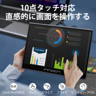 【8,399円OFF！Innocnタッチ対応/バッテリ内蔵の15.6型モバイルモニターはお得に手に入れられる！】Amazonにて7日間数量限定タイムセール開催中　 のサブ画像8