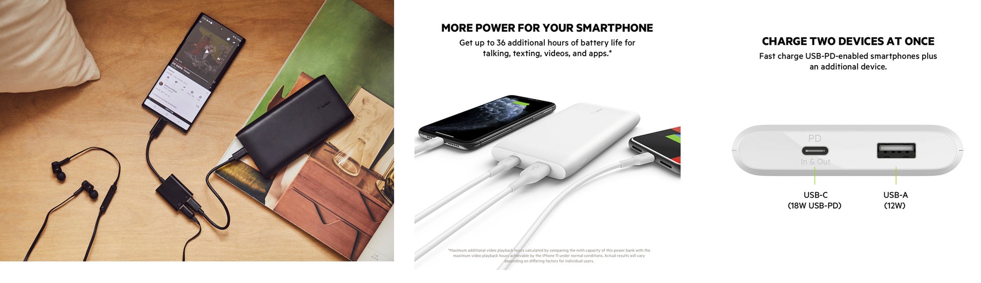 【Belkin】ベストセラー薄型＆軽量の大容量モバイルバッテリーが最大16%OFFで1,000円台に！ Belkin Amazon限定特別セールを6月13日実施！のサブ画像3