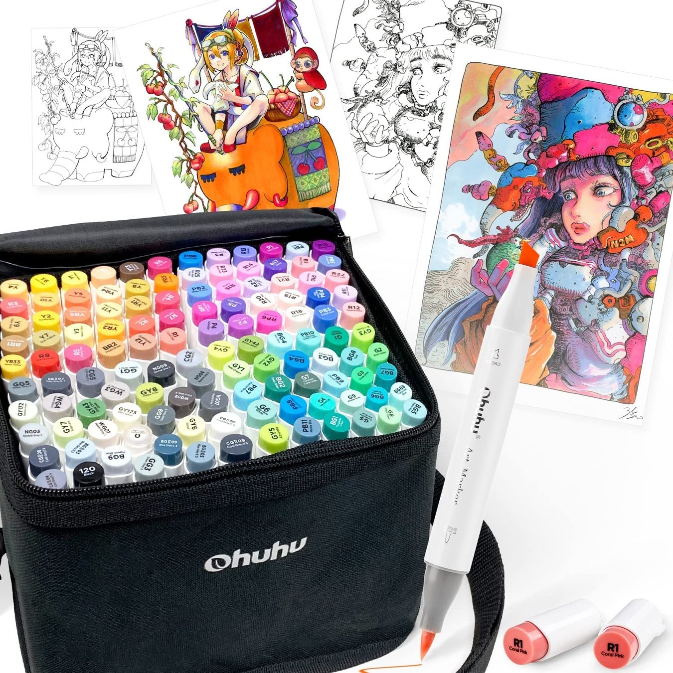 【Ohuhu】サマーセールを開催！人気マーカーペンセットが20％OFF！のサブ画像3