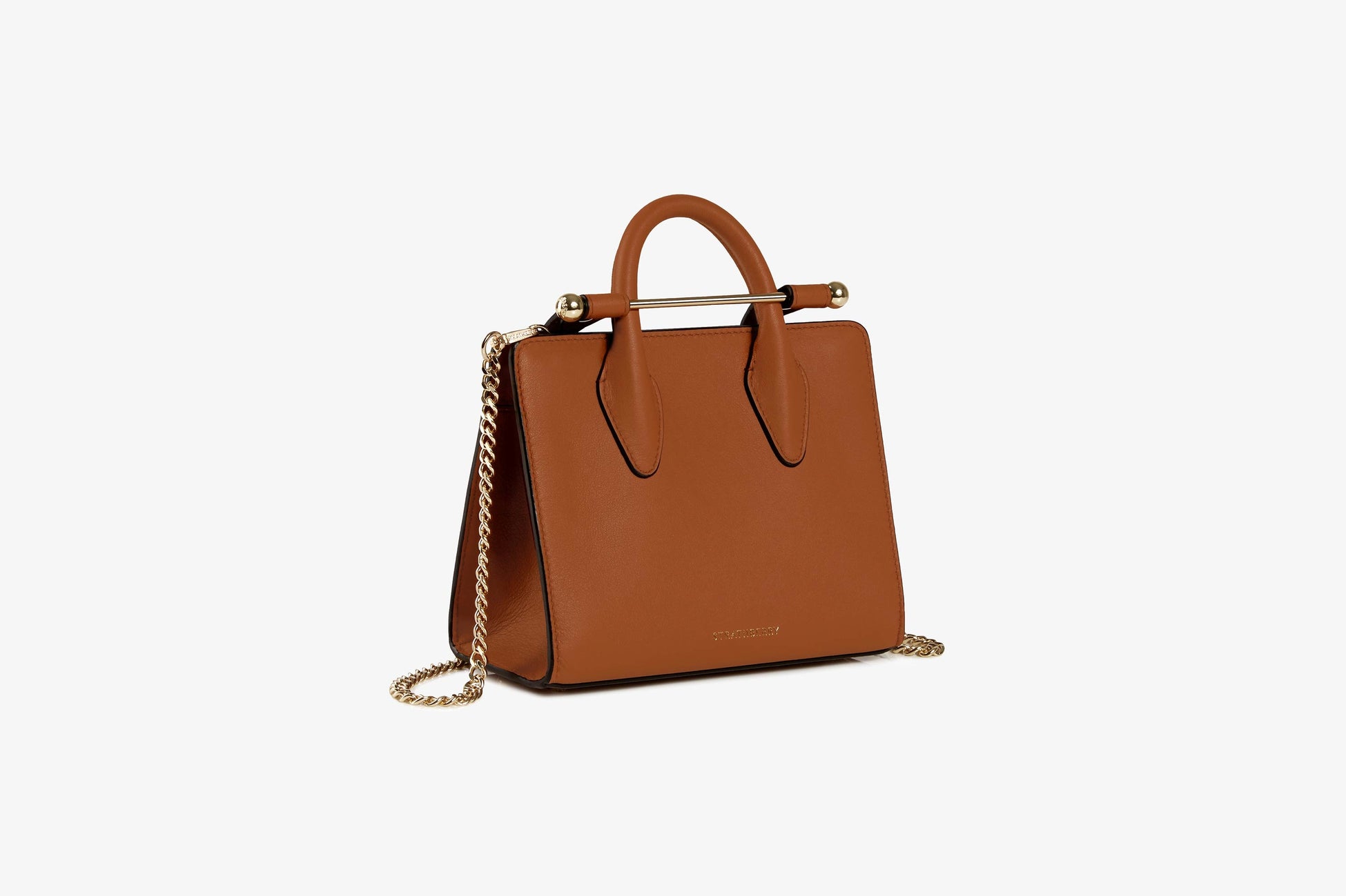 【ストラスベリー】ケイト・ベッキンセイル、LAのデモ行進でストラスベリーのナノトート着用のサブ画像7_Strathberry Nano Tote チェスナット 58000円 Nano Tote チェスナット 58000円
