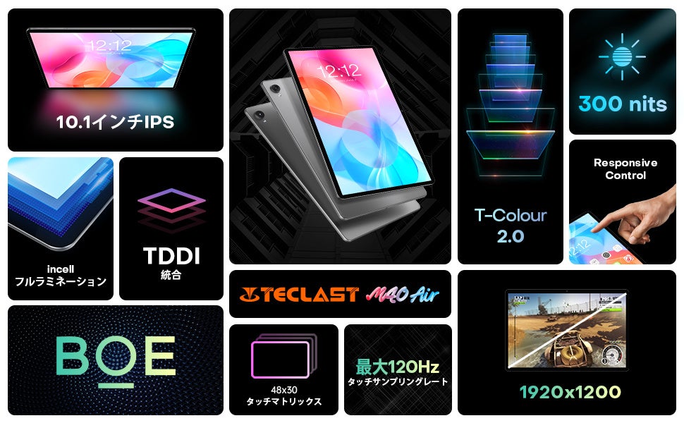 Teclast最新型タブレット「M40 Air」発売、Amazonでお得なクーポン配布中！のサブ画像2