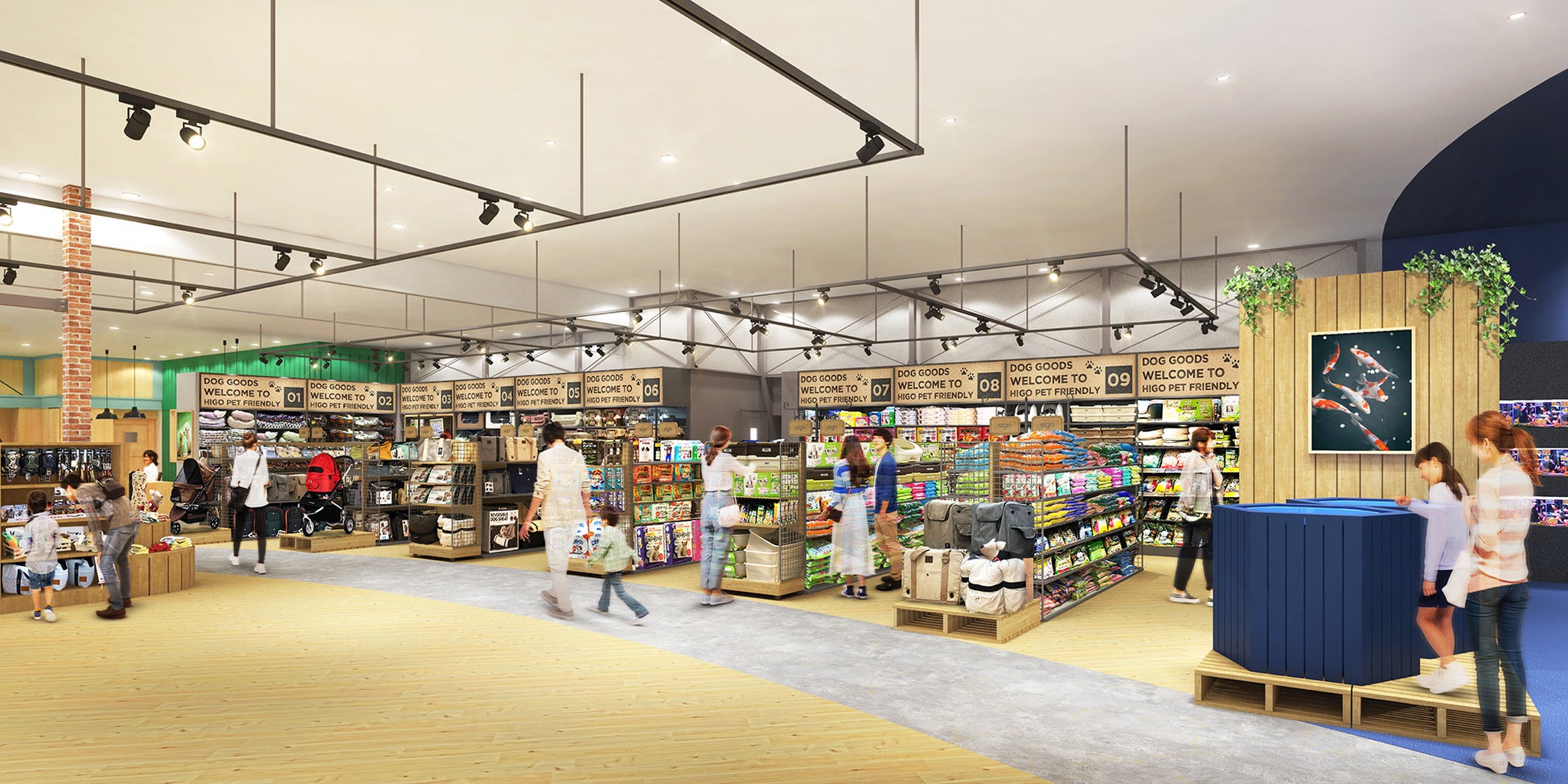 約270坪に増床、総合専門ペットショップ「ひごペットフレンドリー イオンタウン加古川店」が8月5日（金） 全面リニューアルオープンします！のサブ画像2
