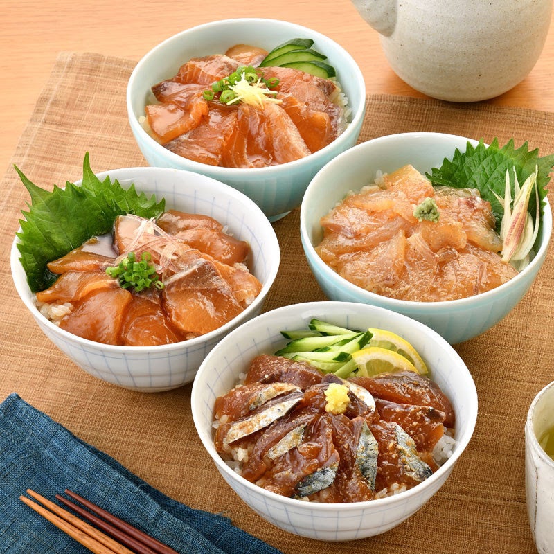 文春マルシェ　2022年上半期ヒットグルメ 9品すべて5%オフの特別セール開催中　8月23日（火）まで　のサブ画像1_土佐漁師のまかない漬け丼 4種
