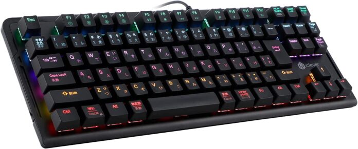 【iClever】コスパ最強！赤軸・日本語配列のゲーミングキーボードのメイン画像