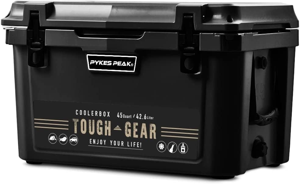【最新セール情報】PYKES PEAKが7日間限定アウトドア用品のセール『OUTDOOR BIG SALE 2022』開催中！【最大35%OFF！！9/5(月)～9/11(日)のお得な7日間】のサブ画像3_TOUGH GEAR 45QT ( 42.6L ) チャコールブラック