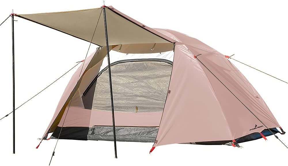 【最新セール情報】PYKES PEAKが7日間限定アウトドア用品のセール『OUTDOOR BIG SALE 2022』開催中！【最大35%OFF！！9/5(月)～9/11(日)のお得な7日間】のサブ画像5_ソロドームテントスチールポール付／アプリコットベージュ