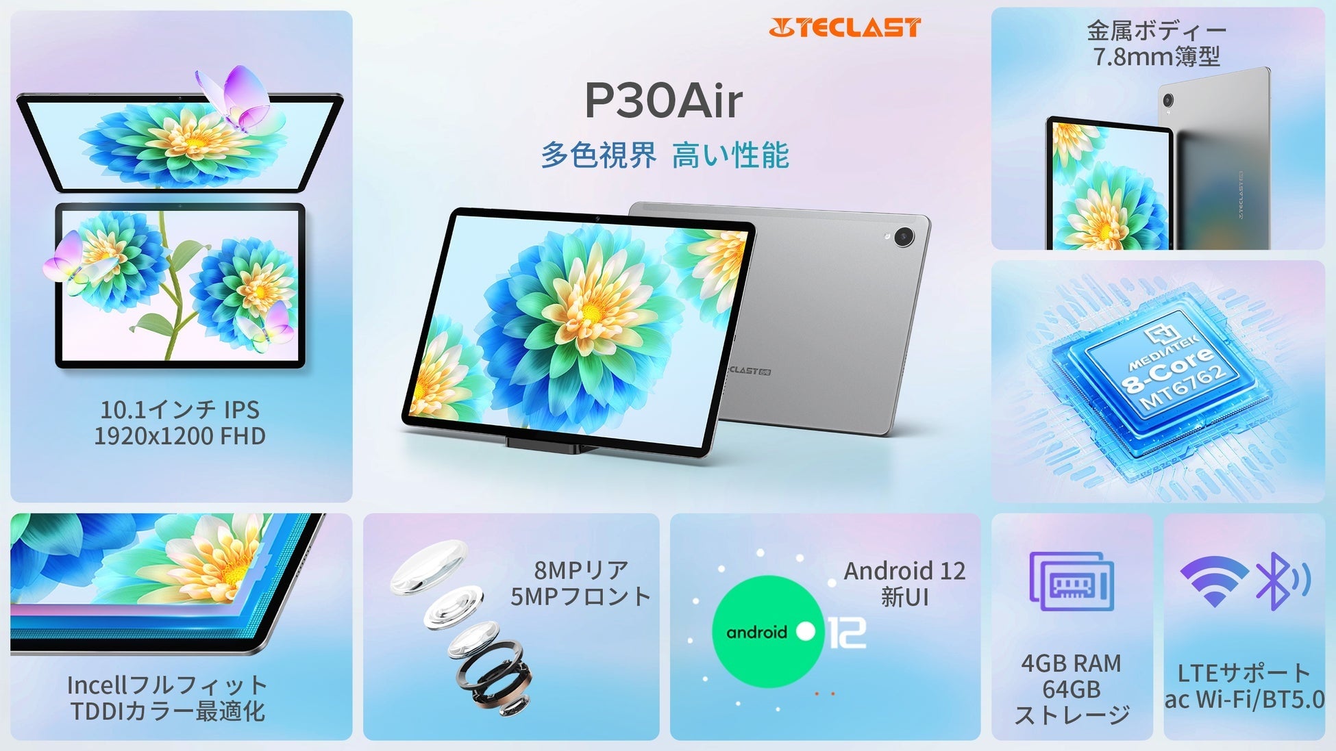 Teclast売れ筋タブレット限定セール始めます。Android 12とAndroid 11システムどちらが好きでしょうか？のサブ画像2