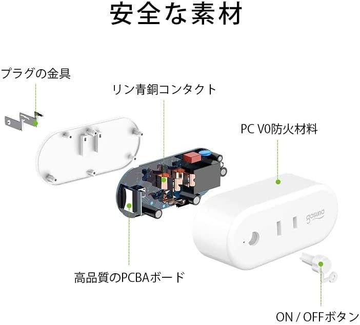 【Gosund WP6 スマートプラグ 消費電力計測機能あり】10月末アマゾンMonthly Deal最大20%OFF！秋の大セール開催！のサブ画像5