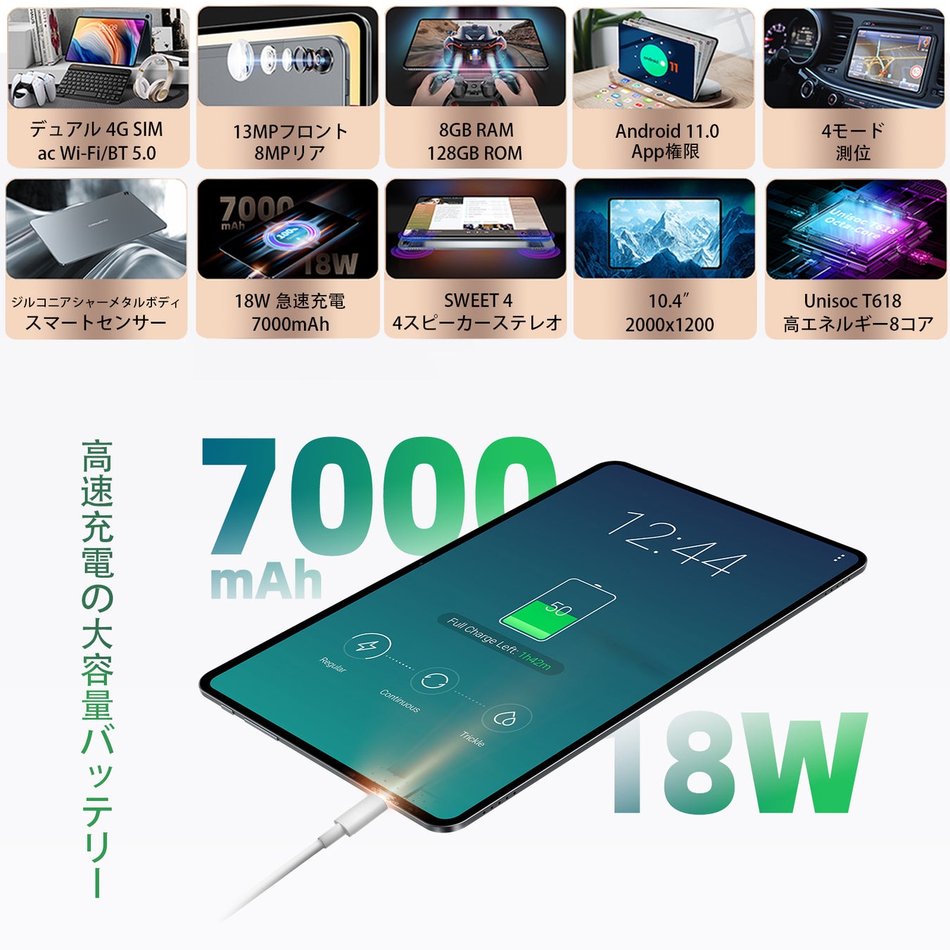 【期間限定セール】AmazonタブレットTECLAST P30AIRが17,615円から激安！割引コード[P30AIR1109]T40Proが25,620円から激安！割引コード[T40PRO1109]のサブ画像4