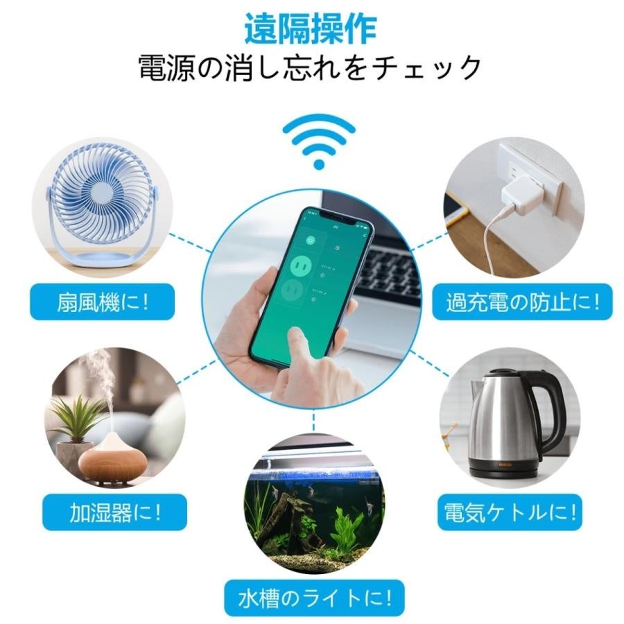 【Gosund スマートプラグ】スマホアプリで消費電力がわかる！電気料金高騰の背景で便利な省エネ家電！ACポート2つJP2も販売中！Amazon Black Friday期間中でセール実施予定！のサブ画像5