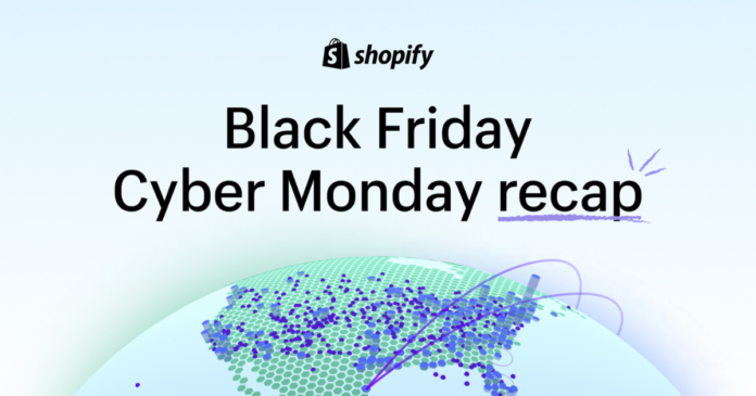 グローバルで、Shopifyマーチャント（事業者）の「ブラックフライデー・サイバーマンデー」流通総額は過去最高の75億ドル（約10,401億円）を突破のメイン画像