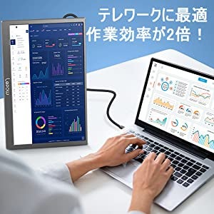 【快適すぎ！】数百万人と一緒にLepow 2022年最新型15.6インチIPSモバイルモニターでサッカー試合をお楽しみにのサブ画像2
