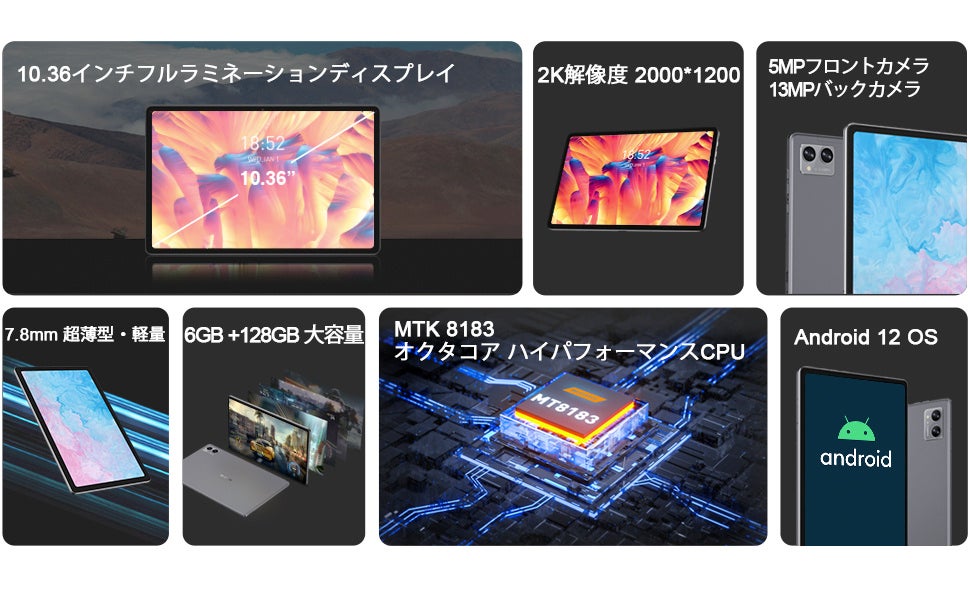 【新品販売プロモーション】Amazon Android 12 タブレット 10.4インチ wi-fiモデル 今Amazonで新商品専用のクーボンを配布中‼【最高8000円割引‼】のサブ画像1