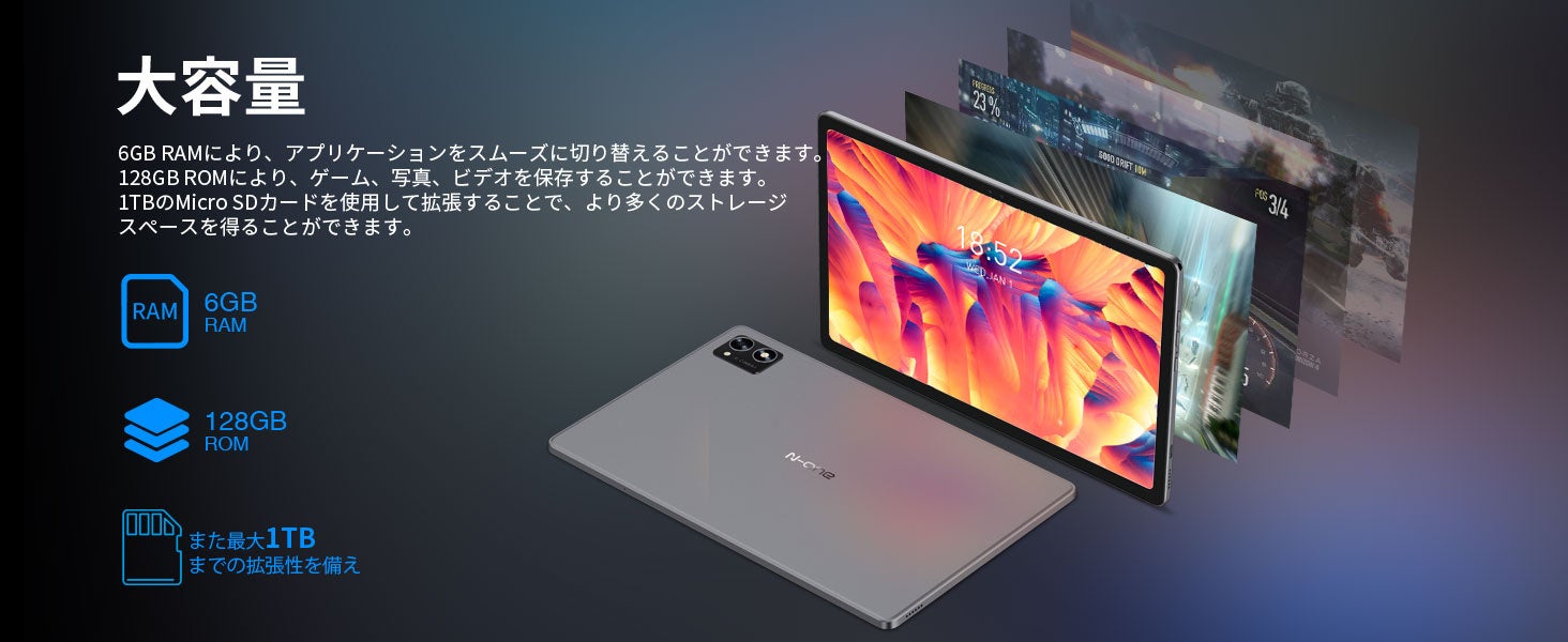 【新品販売プロモーション】Amazon Android 12 タブレット 10.4インチ wi-fiモデル 今Amazonで新商品専用のクーボンを配布中‼【最高8000円割引‼】のサブ画像4