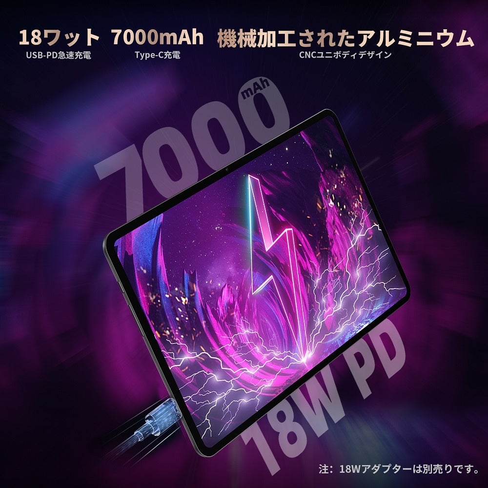 入荷完了！Teclast新しいバージョン「T40 Pro」Amazon限定セール開催中！アップグレードのプロセッサをお楽しみに。のサブ画像6
