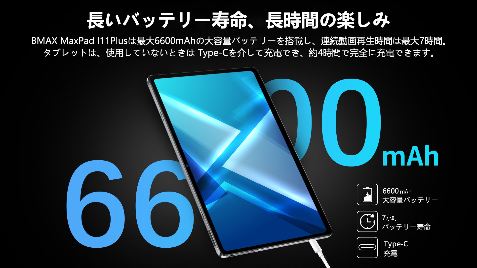 【BMAX I11Plus Android12 タブレット】 2023年初売り-秒殺プロモーション 約15%割引‼【1月6日-9：00から21：00まで】のサブ画像6