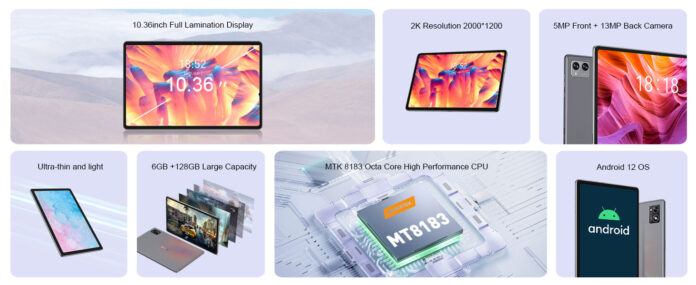 中国春節のセール開催中！ 10.4インチ タブレットAmazonで24時間限定 18900円限定販売のメイン画像