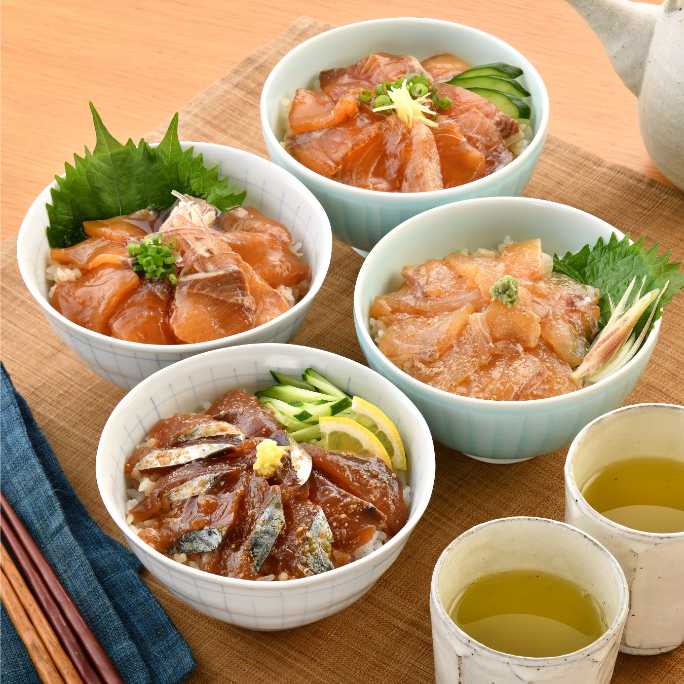 文春マルシェ 新春セール開催中！　人気のグルメ9品が5%off　1月25日（水）までのサブ画像8_⼟佐漁師のまかない漬け丼 ４種