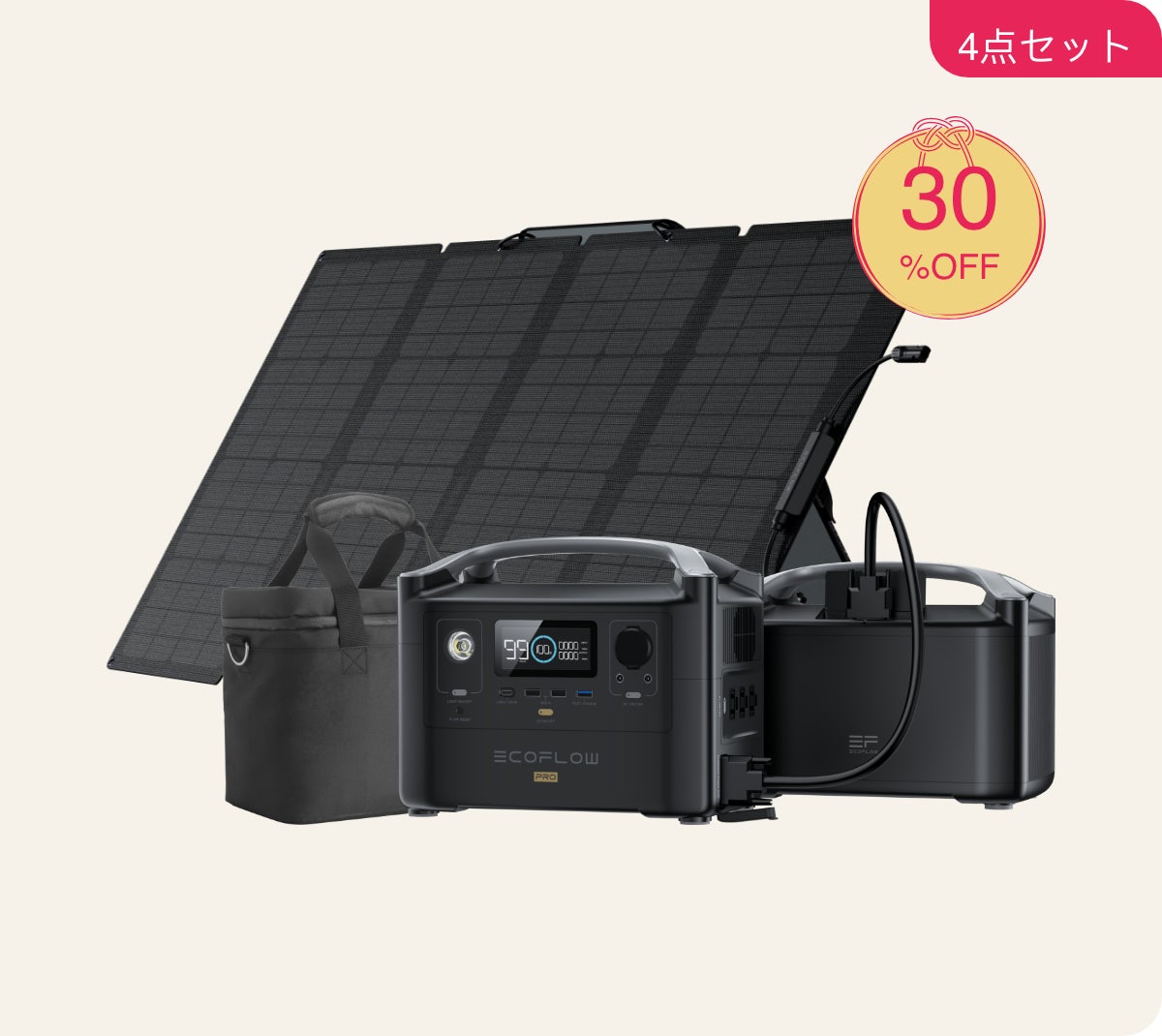 【最大30％OFF】冬でも暖かく過ごせる福袋発売！EcoFlow新春初売り2023のサブ画像5