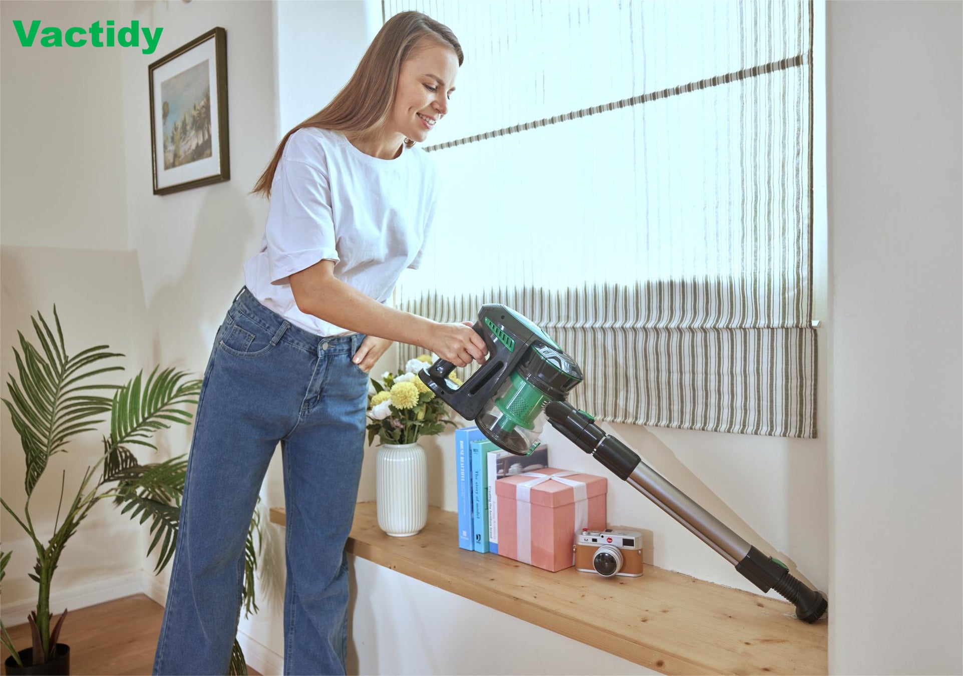 【特別セール】Vactidy V8 コードレス掃除機が7日間限定でお得に！最長35分の使用可能時間、LEDライトも付属、掃除がさらに快適にのサブ画像3