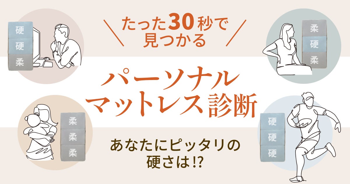 たった30秒であなたに合うマットレスの硬さが分かる！？ IWONUマットレス、「パーソナルマットレス診断」をリリース！のサブ画像1