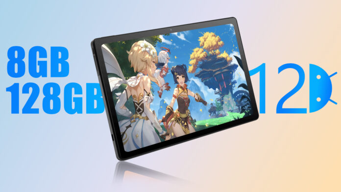 【Amazon5日限定セール】 Android 12 8コア T616 CPU搭載、8GB+128GB 超高性能人気タブレットPC、激安価格 21,528円‼のメイン画像