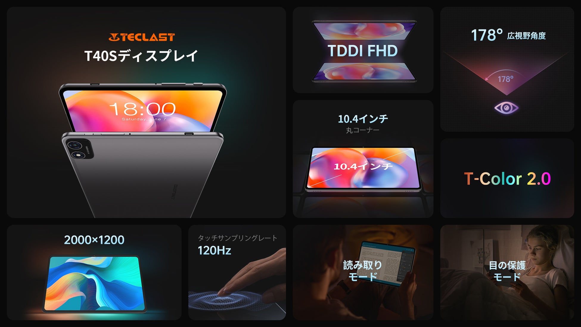 Teclast新品タブレット「T40S」初売りキャンペーン開始！5月14日迄、激安値$129.99で手に入れます。のサブ画像3