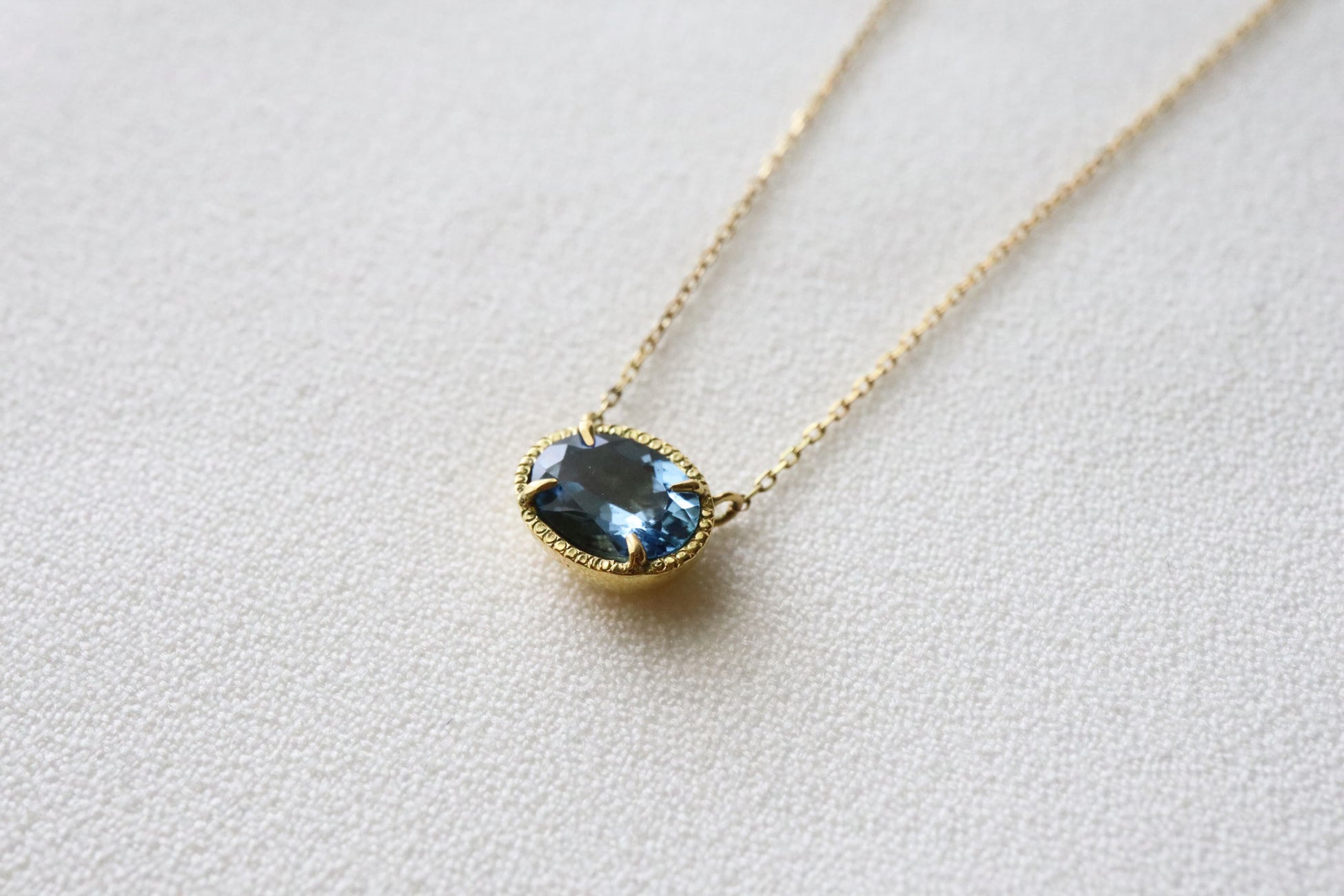 ジュエリーブランド「Frele」が公式ECショップで限定サマーイベントを実施のサブ画像3_mill necklace -Aquamarine- 132,000円