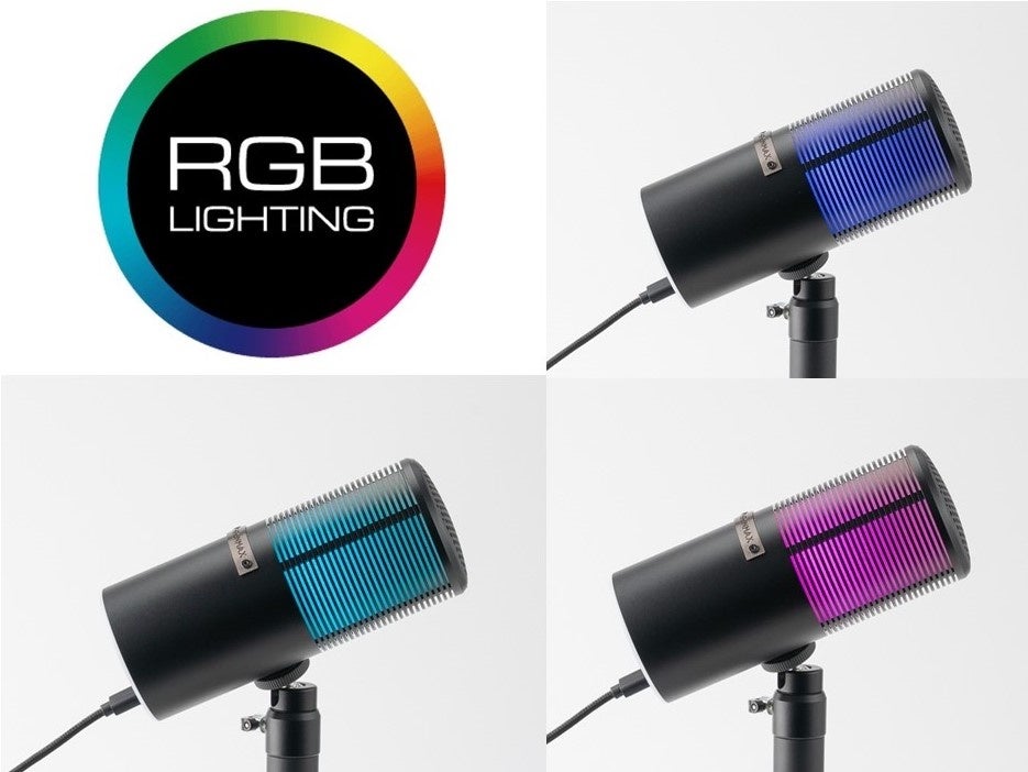 24モードの多彩なRGBライティングを搭載した「24bit 高音質ストリーミングマイク」2機種を販売開始のサブ画像4