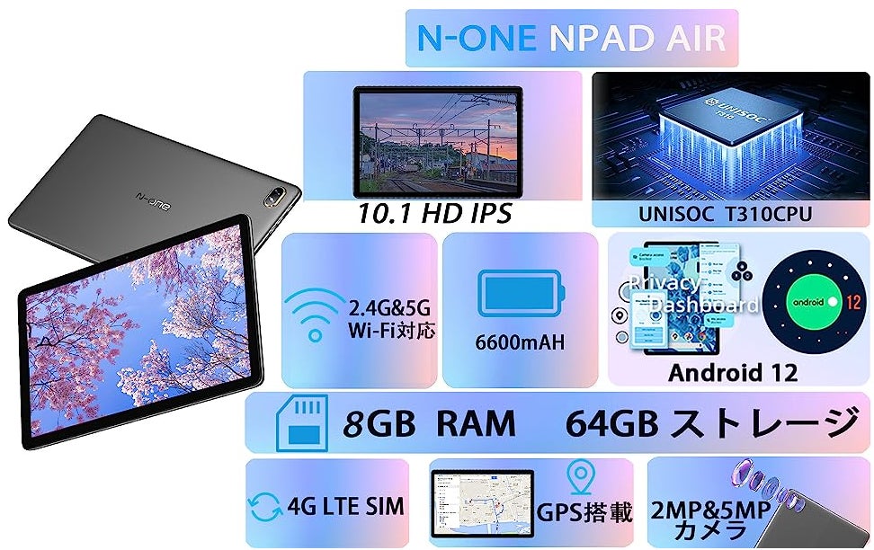 【カウントダウンカーニバル7時間】この2023年の新型タブレットはたったの10,900円のサブ画像2