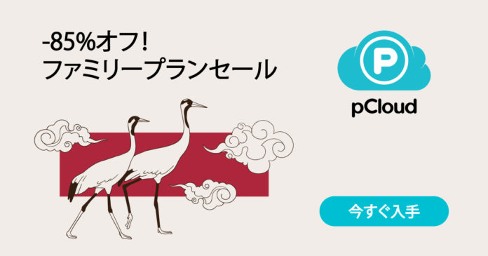 スイス発のクラウドサービスpCloud、日本の公式パートナーであるノイテックス有限会社と提携し、2023年サマーセールにてライフタイムプランを最大85％offで提供のメイン画像