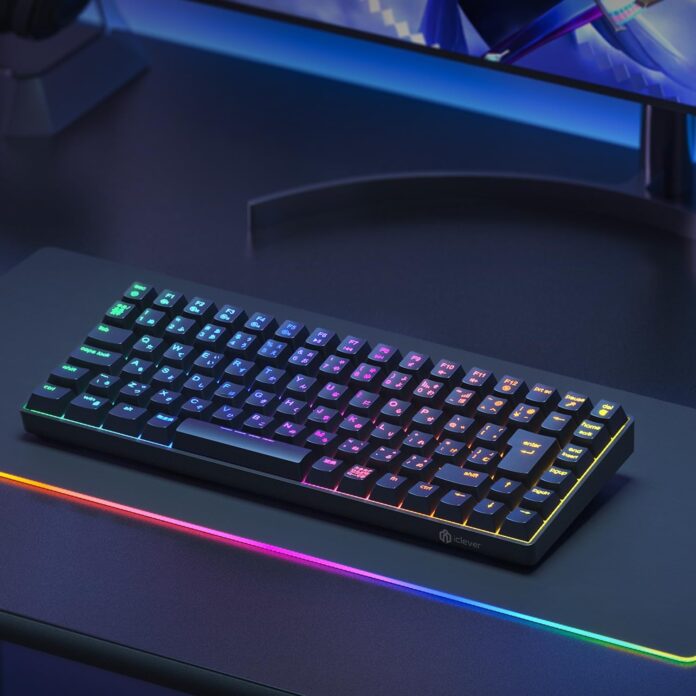【iClever】75%サイズのゲーミングキーボードがAmazonで20％OFFのメイン画像