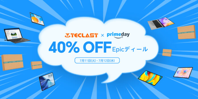 Amazonプライムデー！Teclast最大40％ OFFクーポン期間限定配布中！Android 12+WideVine L1対応+GPS/LTEサポートタブレットおすすめ！ノートパソコンも在庫あり！のメイン画像