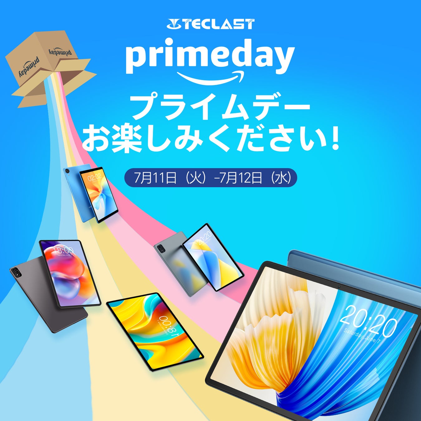 Amazonプライムデー開催中！Teclast人気商品のタブレット＆ノートパソコンは48時間限定、最大40％ OFFのビッグセールお見逃しなく！のサブ画像2