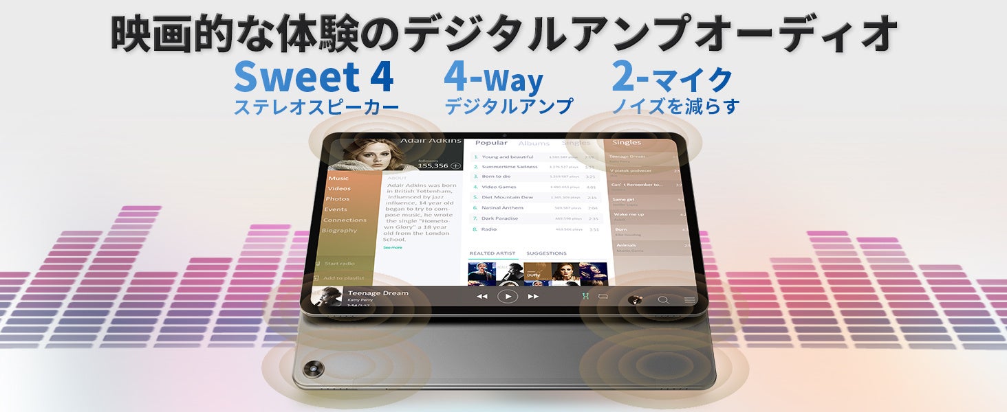 【新品販売】Teclastアップグレード「T50」タブレットAmazonで登場、2日間限定セール開始！11インチ2Kディスプレイ/Android 12/WideVine L1対応/GPSサポートのサブ画像5