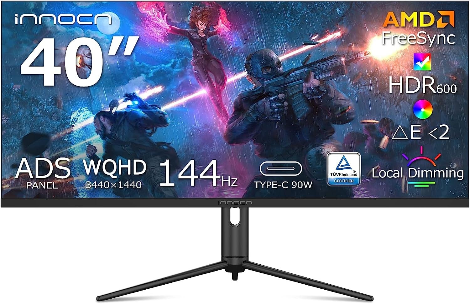 【Innocn】Amazonプライムデー対象商品は全7製品！ミニLED採用の4Kディスプレイから、超ウルトラワイドモニター、超高速なゲーミングモニターまで最大2.8万円オフ！のサブ画像4_40C1R