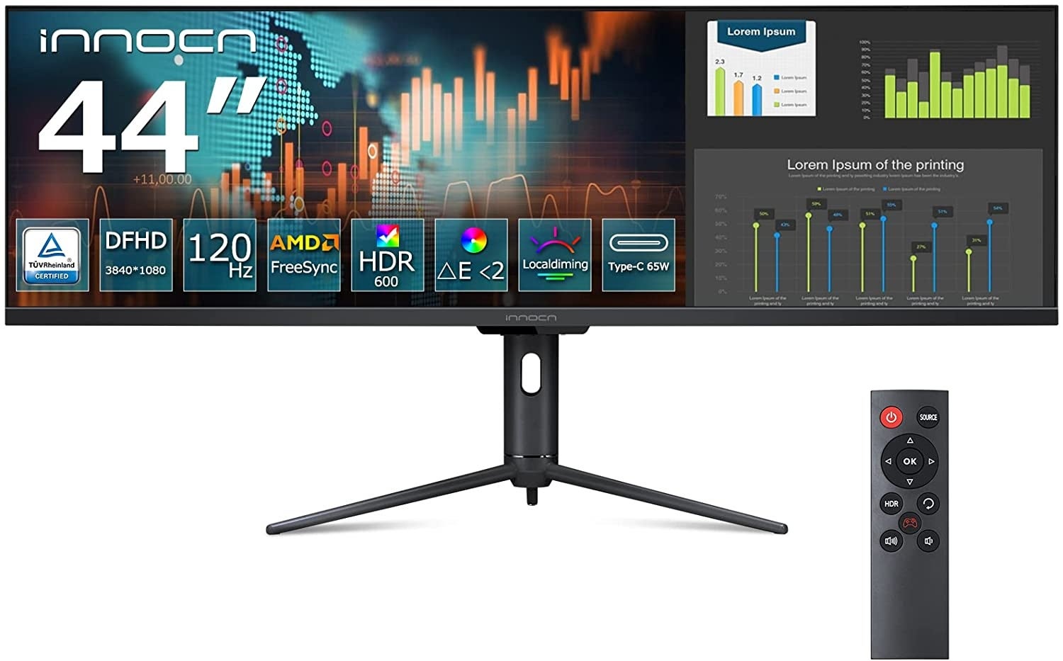 【Innocn】HDR1000対応の27インチの4KミニLEDモニターや、48インチの超大型4Kモニターが最大4万円オフ！Amazon特選タイムセールを開催!のサブ画像8
