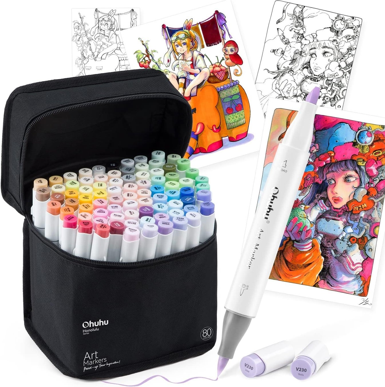 【Ohuhu】イラストマーカーセット［筆・太字］が全品20％OFF！お絵描きサマーセールを開催！のサブ画像3