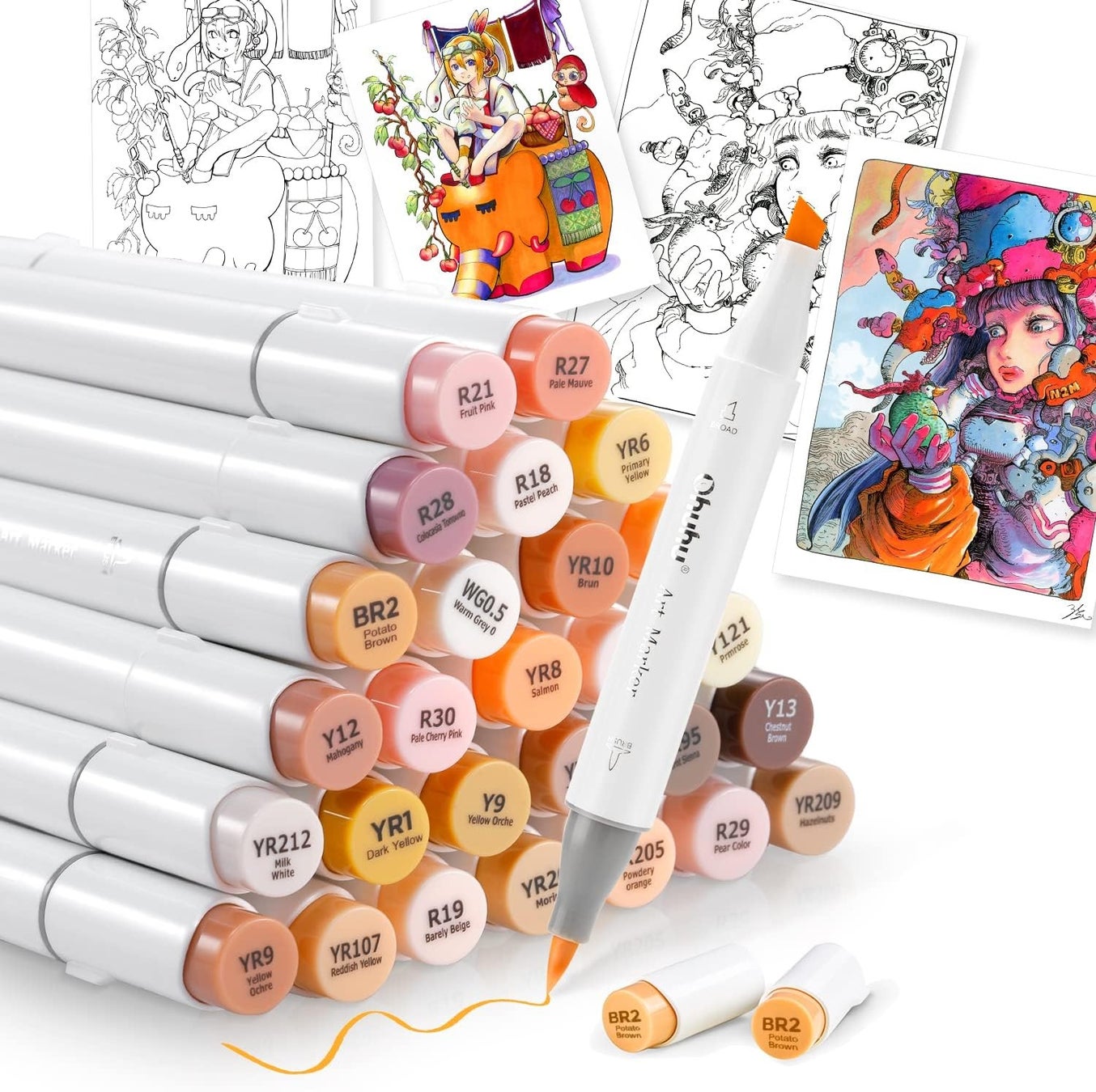 【Ohuhu】イラストマーカーセット［筆・太字］が全品20％OFF！お絵描きサマーセールを開催！のサブ画像5