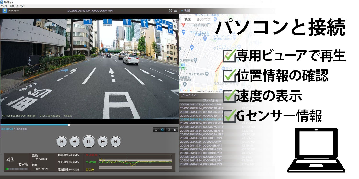 【KEIYO】microSDカードを使用しない本体録画eMMC方式のドライブレコーダーが通常価格から70%OFF「9,999円」の大特価セールを実施！のサブ画像6