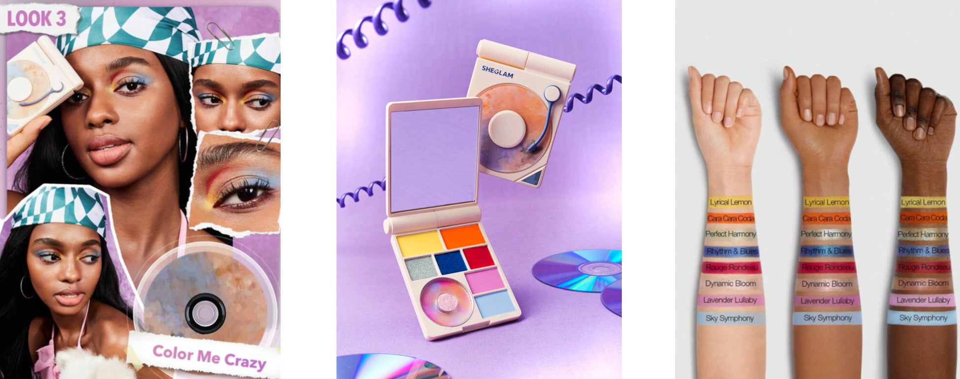 グローバルファッションブランド「SHEIN」オリジナルコスメブランド「SHEGLAM」よりノスタルジックな『Vinyl Pop Color Palettes』が新登場！のサブ画像4