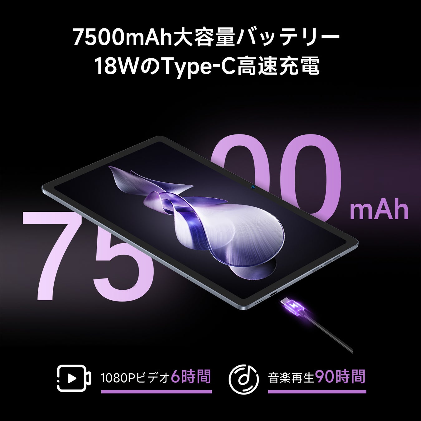 【Amazon史上最安価格】9月9日大特価セール 一日だけ、 19,990円タブレット新品発行！10000円クーポンを配布中！ 2ＫFHD 4G LTE通話可能 16GB+256GB+1TBのサブ画像6