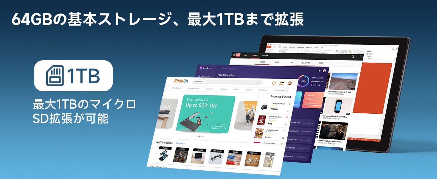 【1点買うと、１点プレゼント】一日だけ、超激安10,990円で新品Android13 タブレット 買うと、もう１つ専用ケースでもらえますよ！のサブ画像4