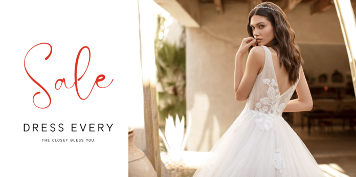 高級インポートドレスをリーズナブルな価格で提供する『DRESS EVERY』、9月15日（金）より銀座ラウンジにて「決算セール」を開催のメイン画像